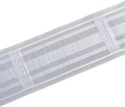Banda per tende 85 mm - Universale banda per tende pieghevole - Lacci apribili - Resistente/Duraturo - Impermeabile - Adatto per tende DIY - Banda per inizio tenda