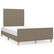 Letto matrimoniale | Letto per adulti | Giroletto senza Materasso Tortora 120x190 cm Tessuto