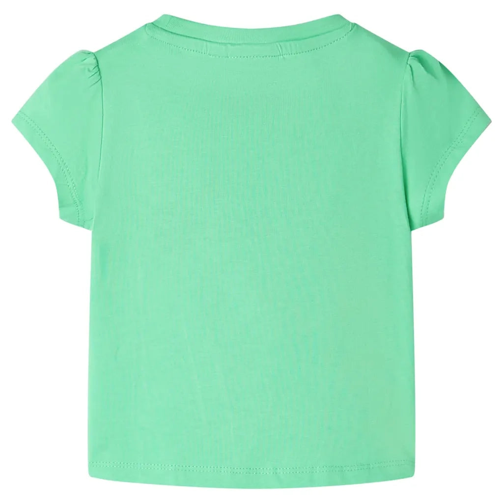Maglietta da Bambino Verde Chiaro 116 11256