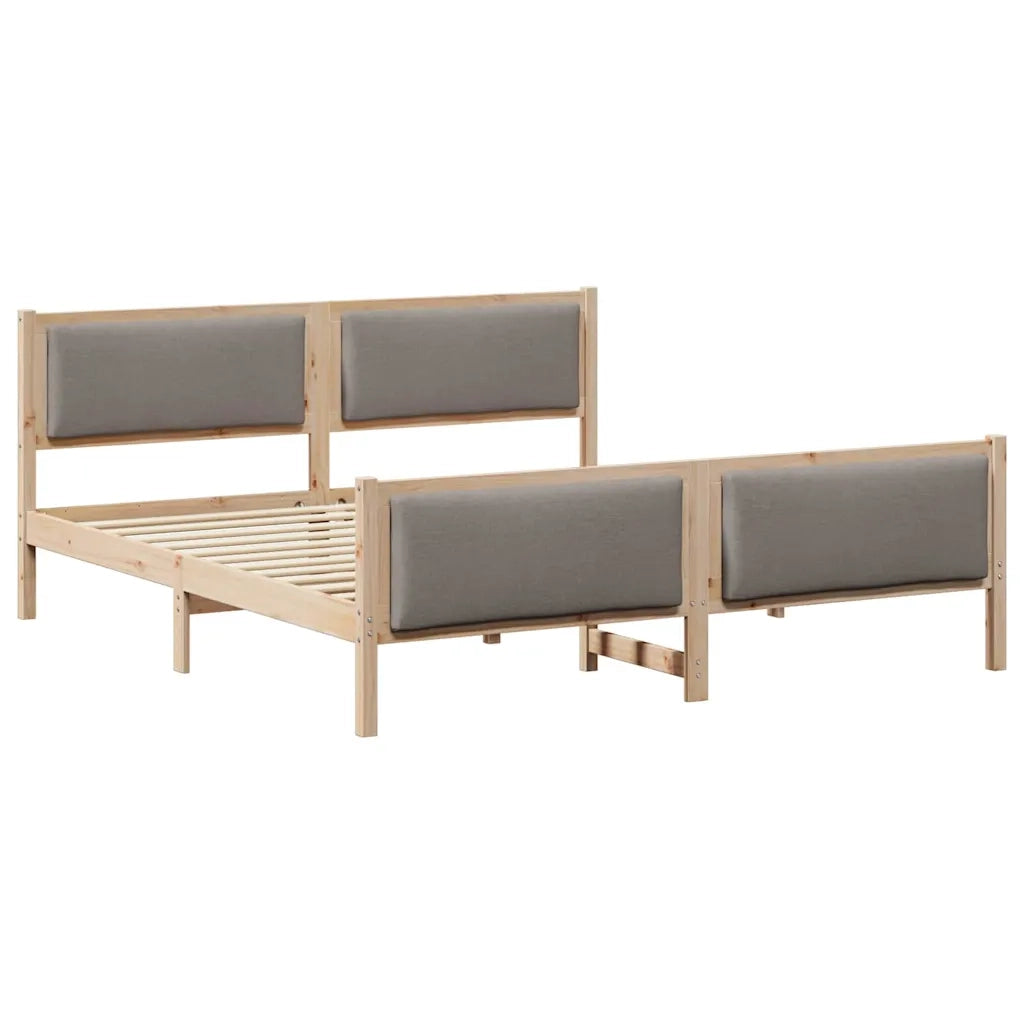 Letto matrimoniale | Letto per adulti | Struttura del letto con testiera Talpa 180 x 200 cm Tessuto