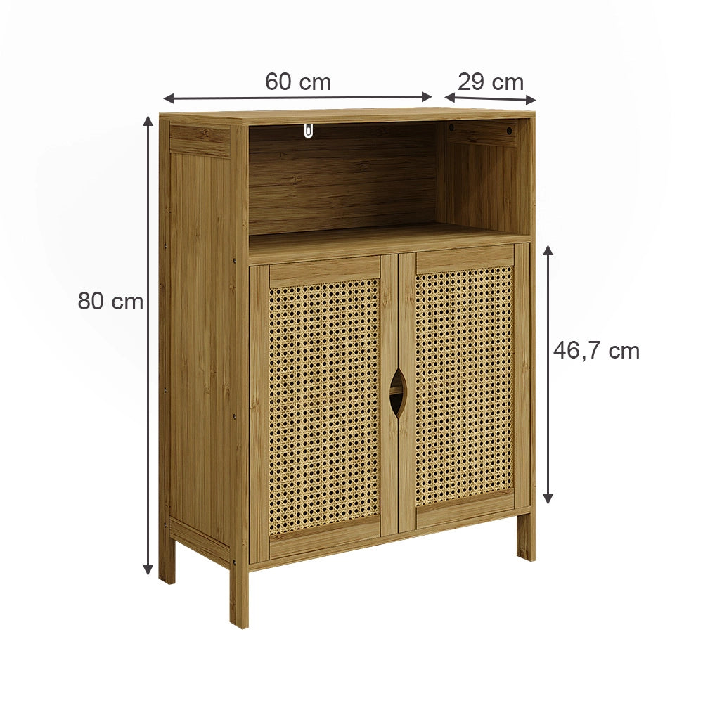 Vicco mobiletto bagno Bambù 60 x 80 cm