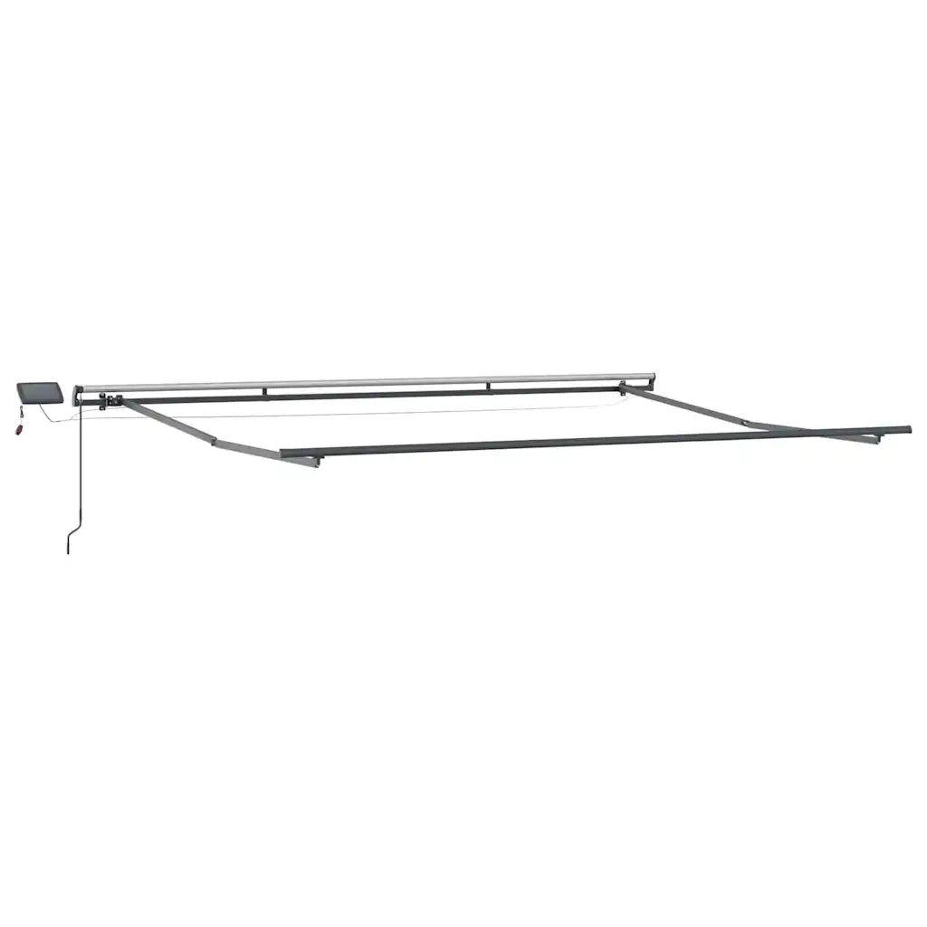 Tenda da Sole con Antracite 4 × 3 m Metallo 313241