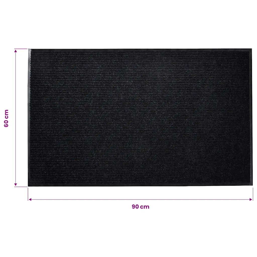 Zerbino Nero 90 x 60 cm in PVC 241264