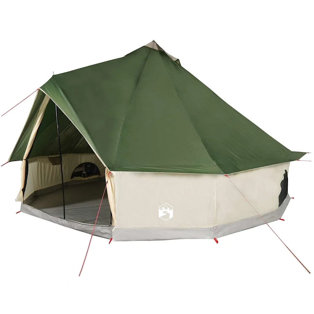 Tenda Familiare Tipi per 6 Persone Verde Impermeabile