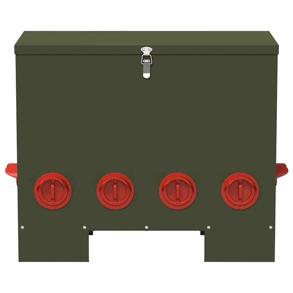 Feeder per pollo Verde oliva 60,5 x 29 x 51 cm 874646