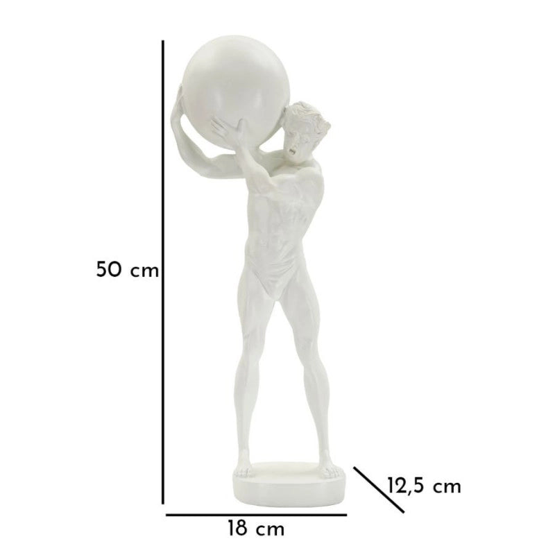 Statuetta Atlas cm 18x12,5x50