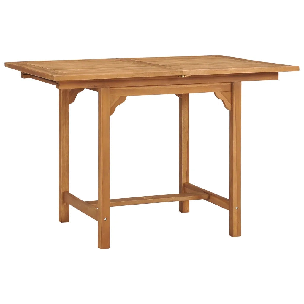 Tavolo da Giardino Estensibile (110-160)x80x75 cm Massello Teak 47420