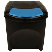 Cestini per Rifiuti Impilabili 4 pz Antracite 100 L CFW1212254