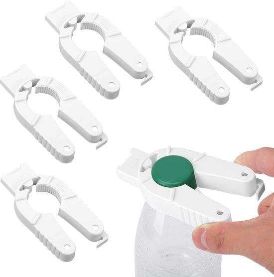 Multifunzionale apripettti in plastica, apripacchi, apri bottiglie, 4 pezzi