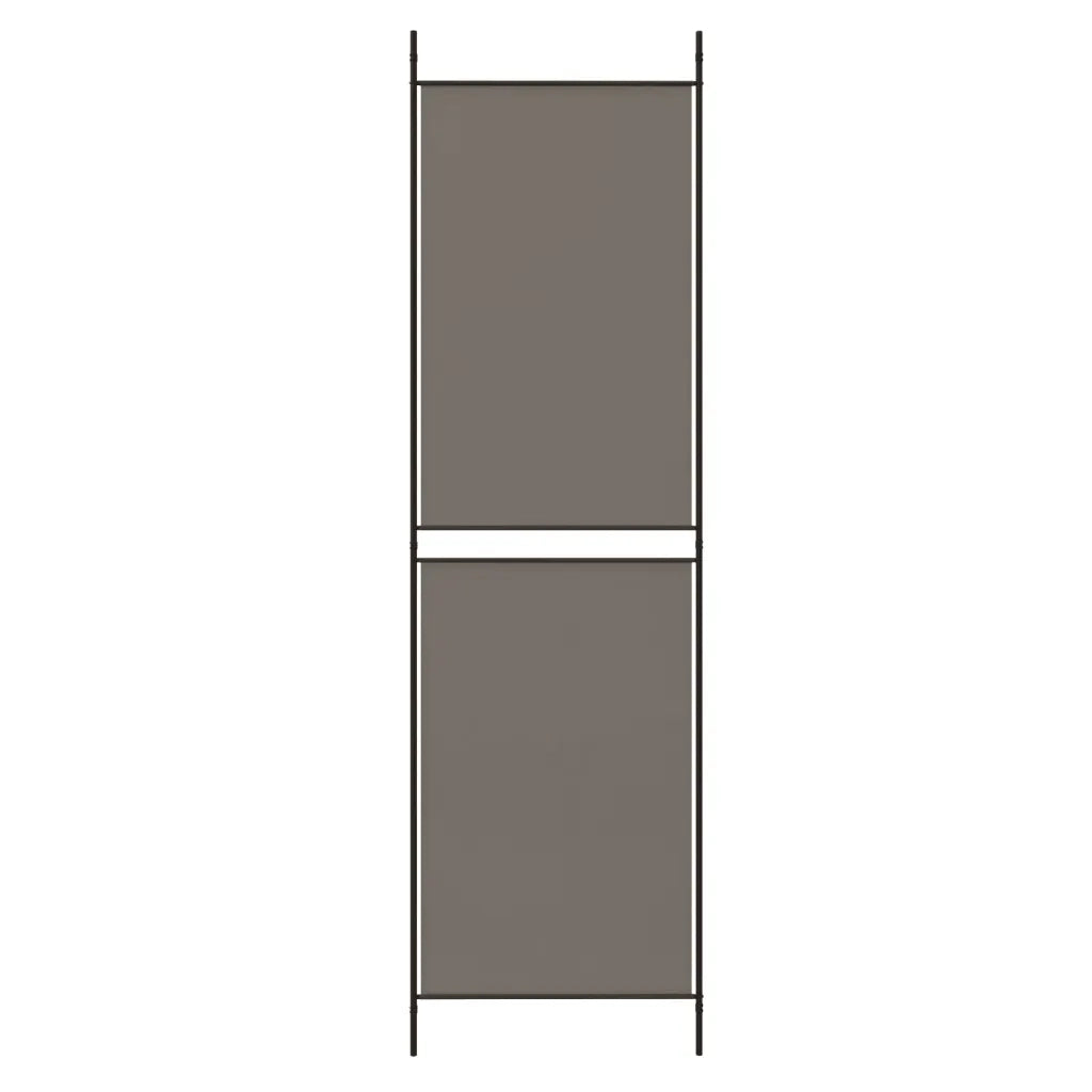 Divisorio Ambienti | Divider per stanze | Paravento a 5 Pannelli Antracite 250x200 cm Tessuto