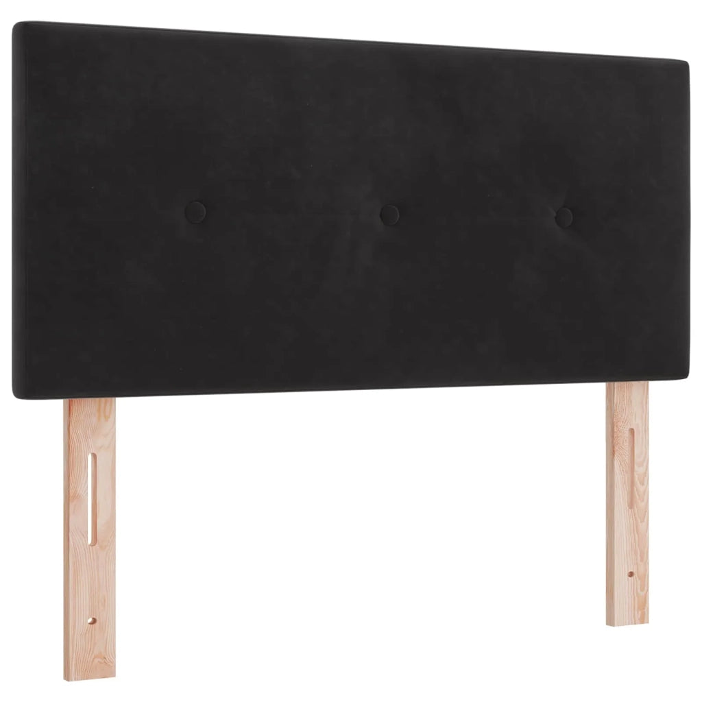 Testiera | Testata LED con strisce LED Nero 90 cm Velluto