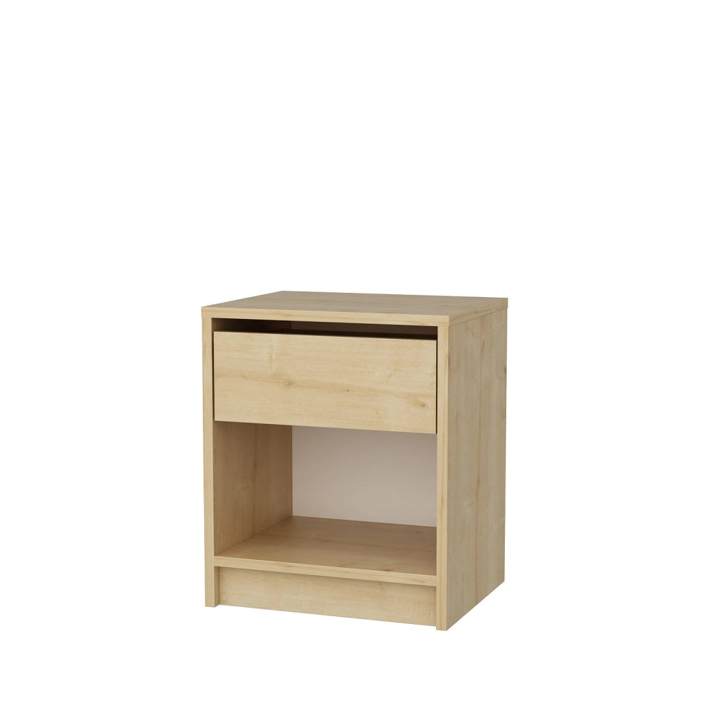 Comodino in legno "Sheridan" - 45 x 40 x 53 cm - Beige