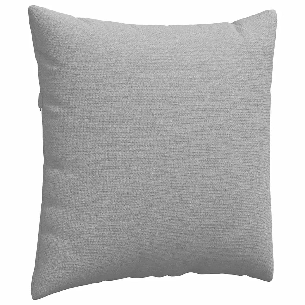 Cuscini da Divano 2 pz-Set di 2 Cuscini per Sofa Grigio Nuvola 60 x 60 cm Tessuto