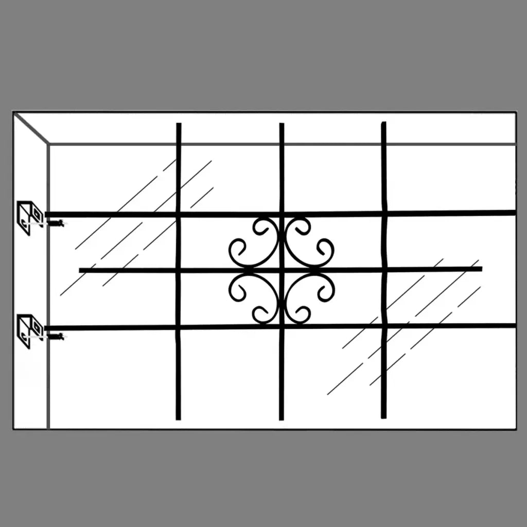 Grate di Sicurezza per Finestre 69 x 114 cm 141205