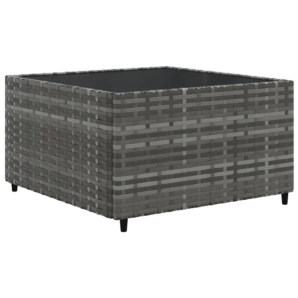Set Divani da Giardino 6 pz con Cuscini in Polyrattan Grigio 3308071