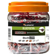 ELEMATIC TASSELLO BLUEFIX VA 6X35 BARATTOLO 250 PZ- 1,0 pz