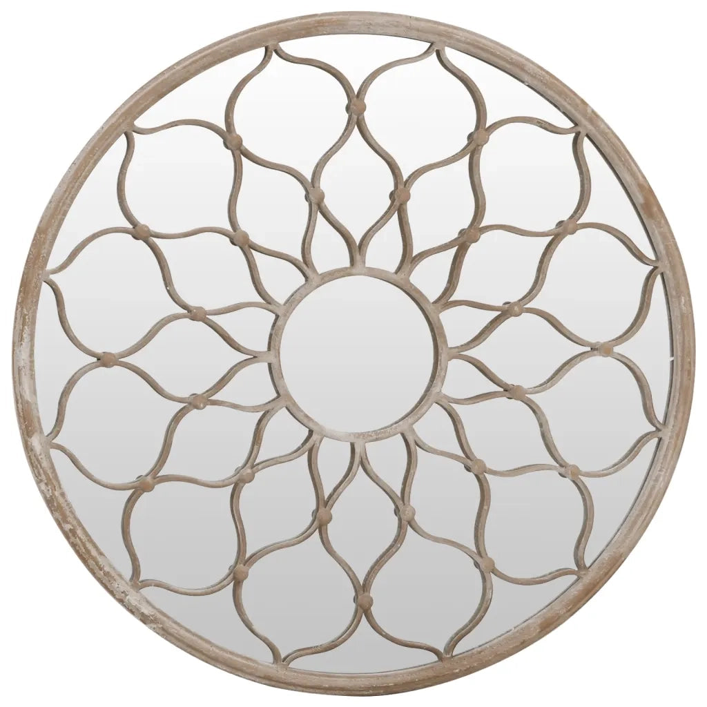 Specchio Sabbia 60x3 cm Rotondo in Ferro per Uso Interno 3093537