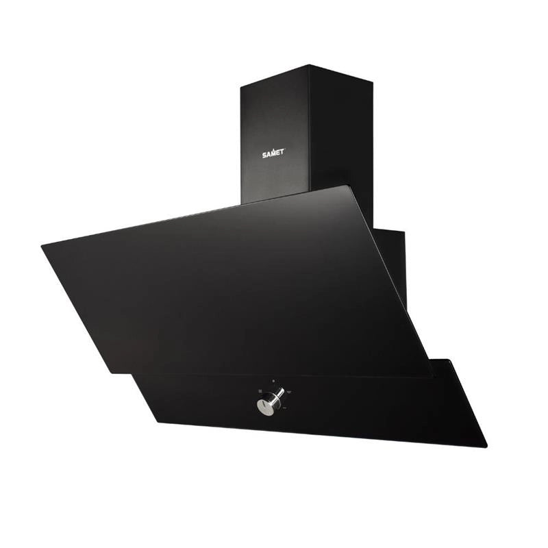 SAMET CAPPA DA PARETE TURBINE COLORE NERO 90 CM