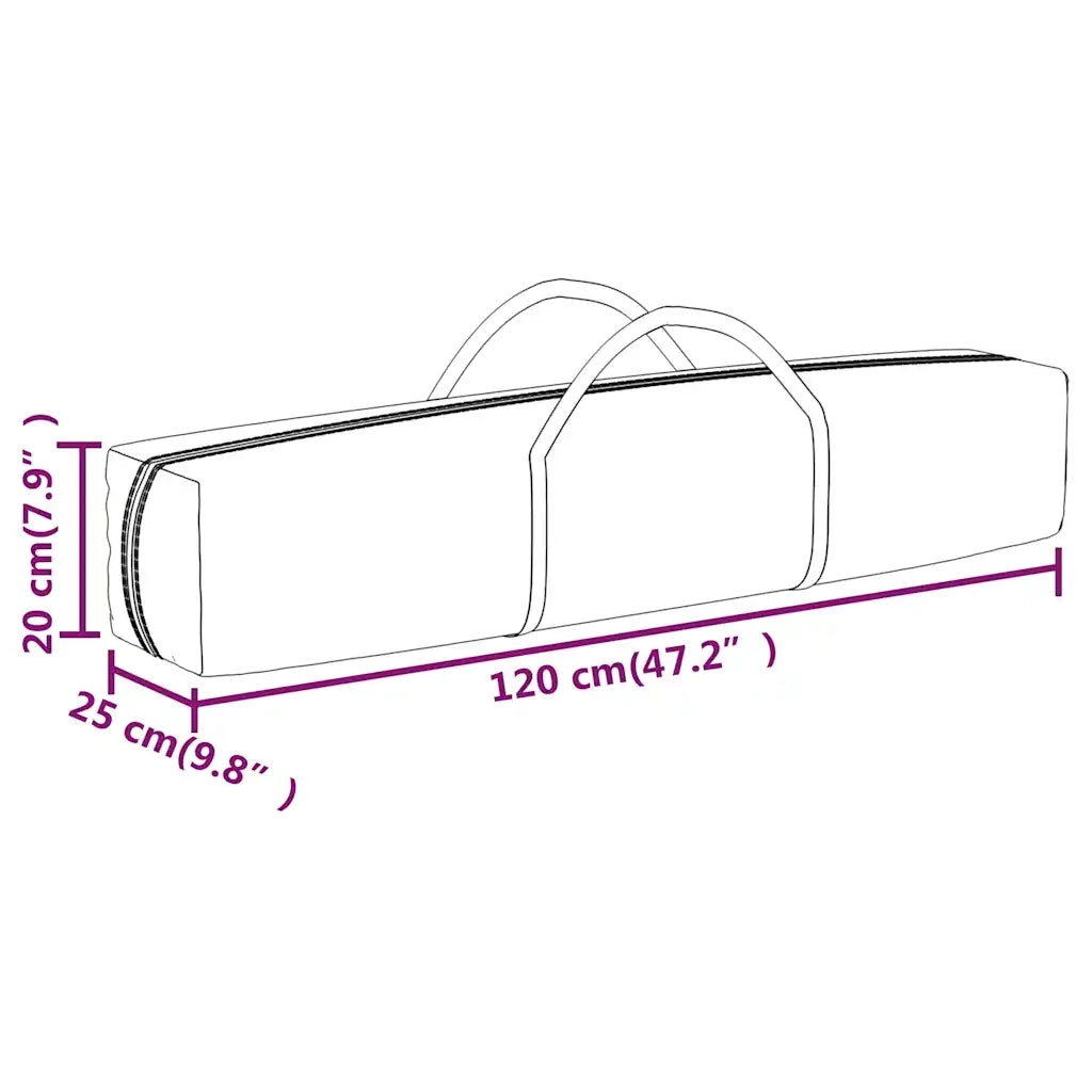 Tenda per Feste Pieghevole con Pareti Laterali Nero 3x3 m 93525