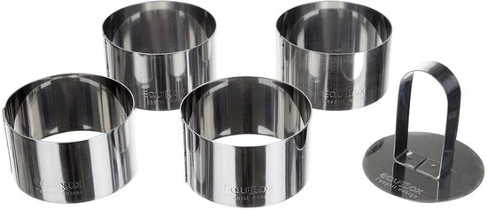 Set di stampi per biscotti in nylon e acciaio inossidabile, 4 pezzi, codice 508937