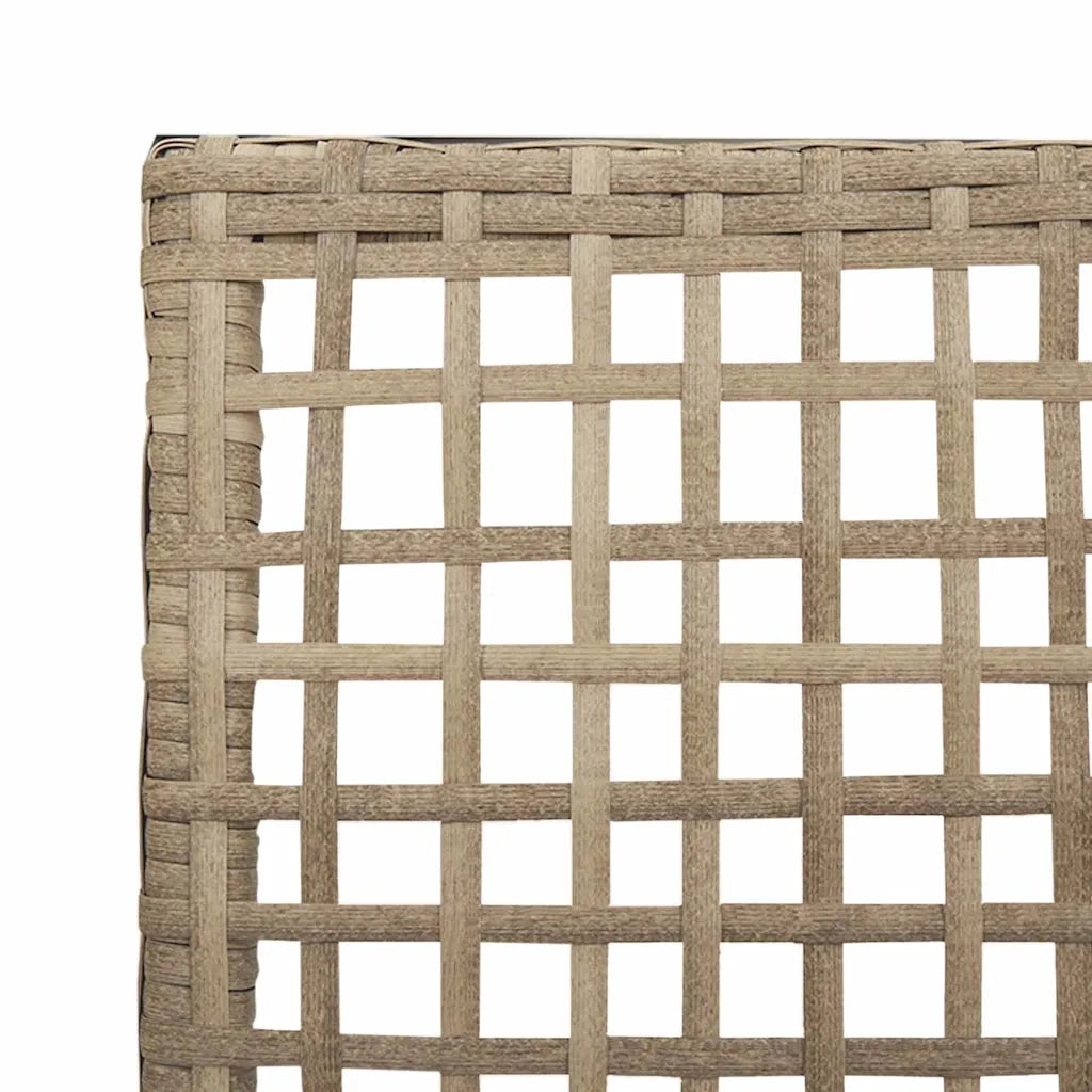 Sedia da Giardino 2 pcs Beige 55 x 53 x 85 cm polyrattan 42003448