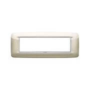 VIMAR EIKON - PLACCA ROUND 7M CHAMPAGNE METAL