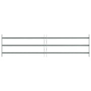 Grate per Finestre Regolabili 3 Barre Trasversali 1000-1500 mm 141384