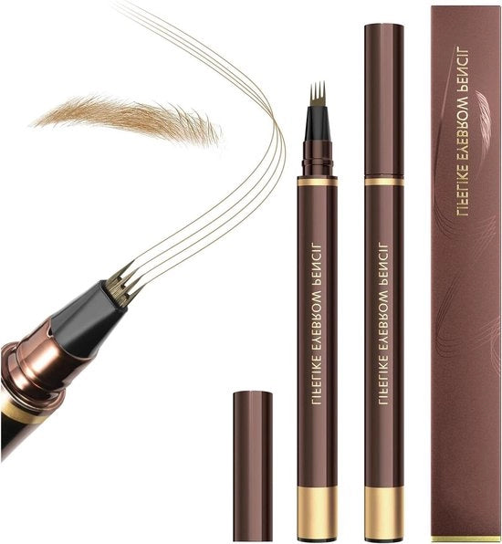 Stilo ciglio a 4 punti per donne - Impermeabile e preciso - Duraturo con effetto microblading