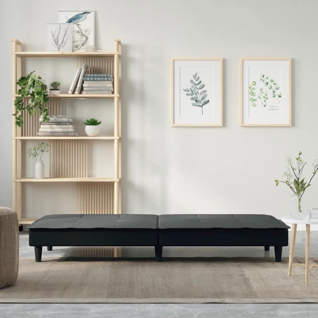Divano letto | Sof¨¤ letto | Letto singolo Grigio Scuro in Tessuto