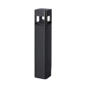 Paletto giardino Foleda nero quadrato 60cm LED 10W
