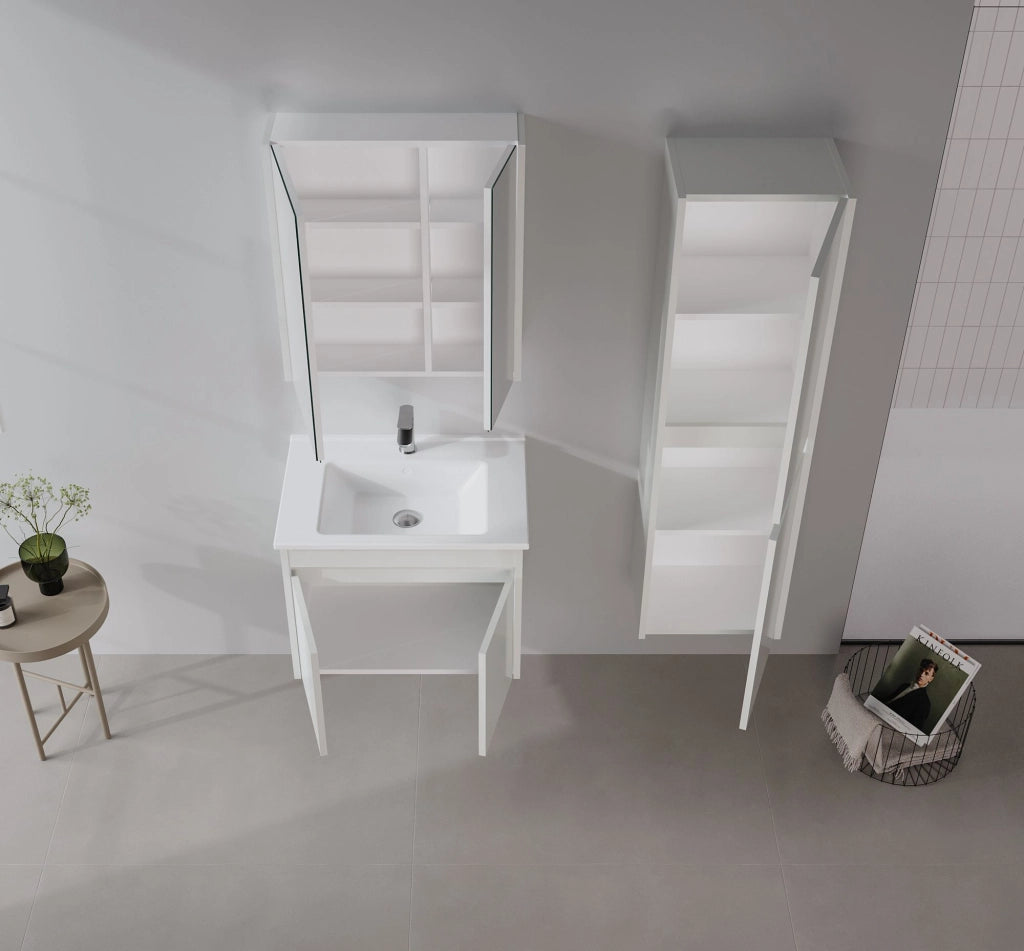 Mobile lavabo "Arno 65" - 65 x 45 x 52 cm - Cashmere