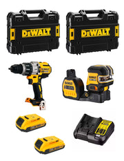 DeWALT Kit MTPROF03 (DCD996 + DCE088NG18 + 2 x 2,0 Ah + DCB107 + 2 x TSTAK II)