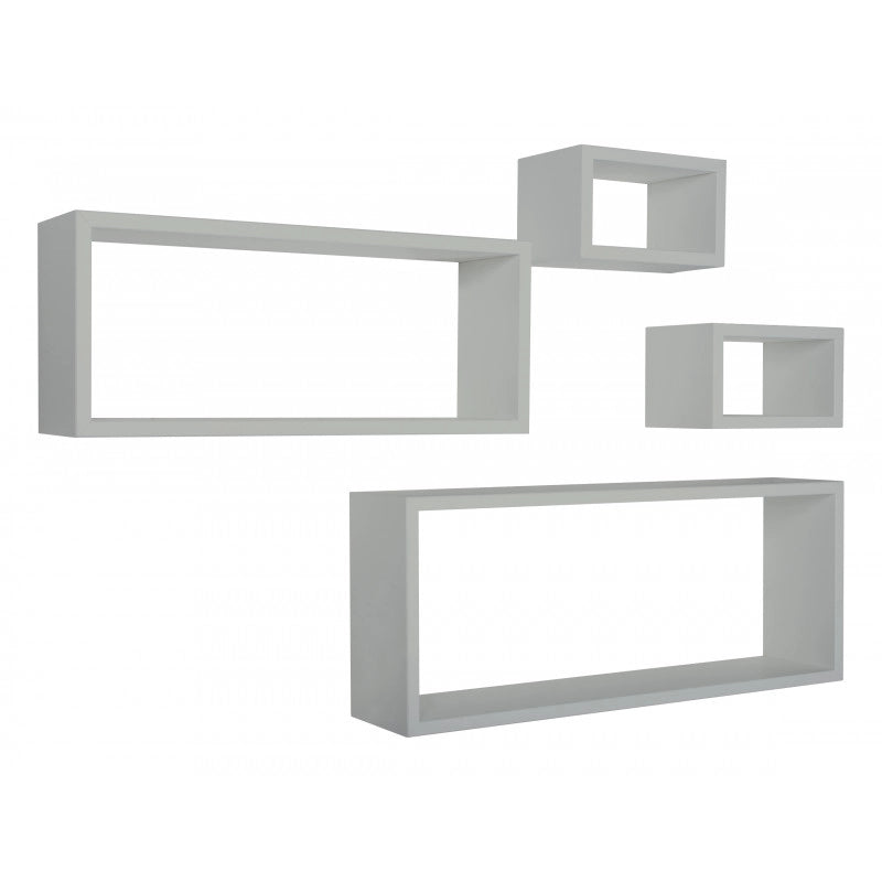 Set 4 Cubi Merlino Grigio 75x30, 60x25 e 2 cubi da 25x15 - Sanitec