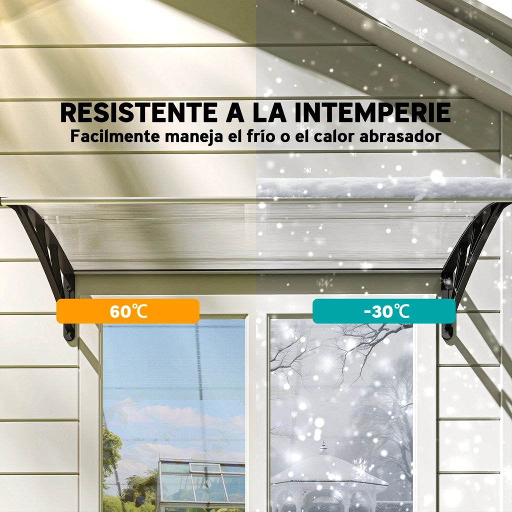 Registraporta in policarbonato e alluminio ¨C Minimal ¨C 110x60 cm