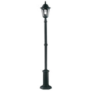Lampione da giardino alto 200cm nero E27 Parish Elstead