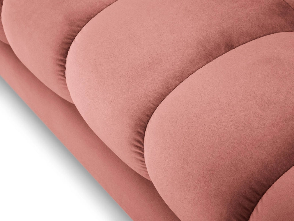 Cosmopolitan Design - Divano "Bali" 3 posti in velluto rosa 