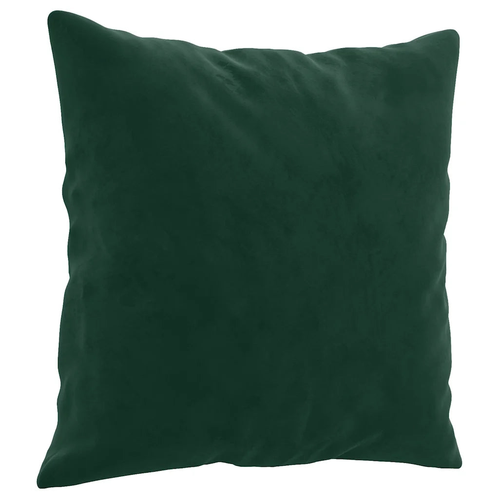 Divano a 3 Posti con Cuscini Verde Scuro 180 cm in Velluto 3200957