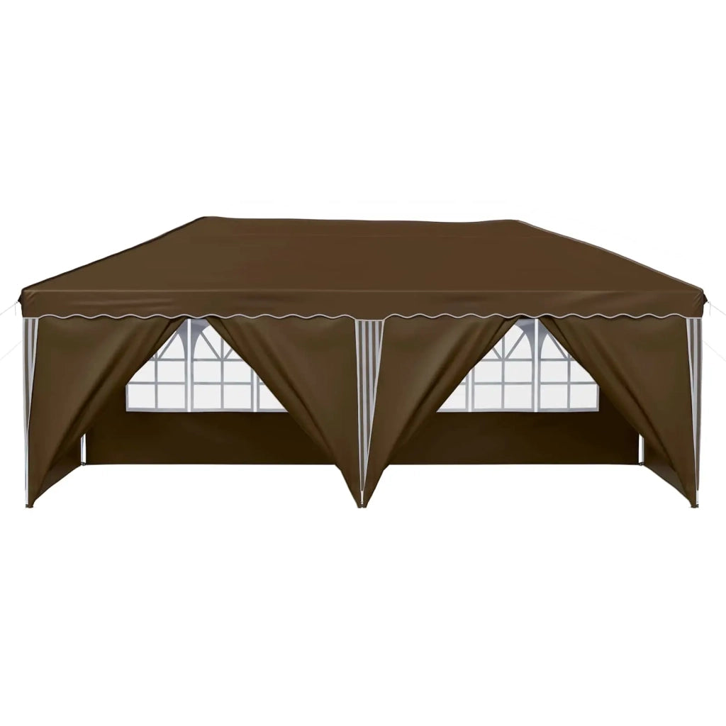 Tenda per feste a pop-up 575 x 288 x 245 cm Tortora 42019806