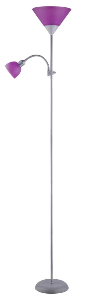 Lampada da terra Rabalux Action 4020 E27+E14 cromata
