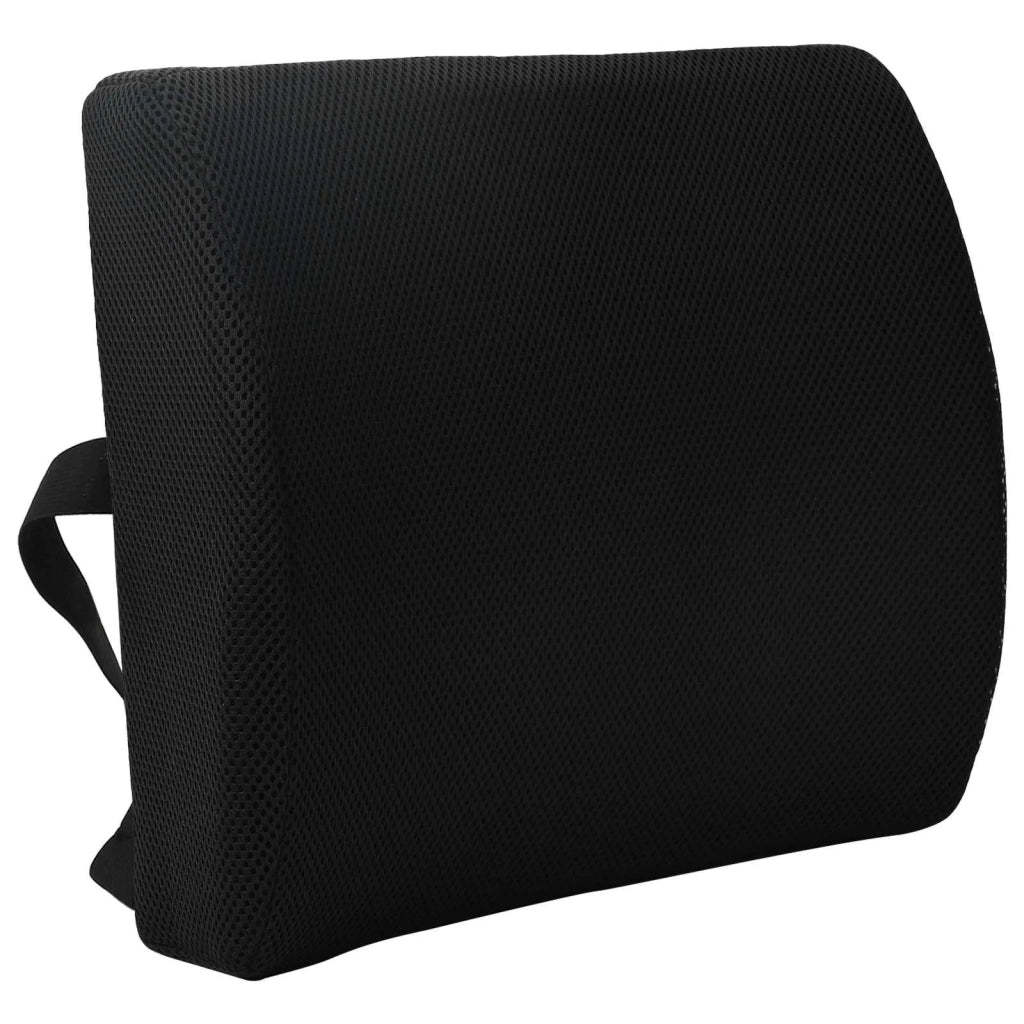 Cuscino lombare Nero Schiuma Memory 35,5 x 30 x 12 cm 42012707
