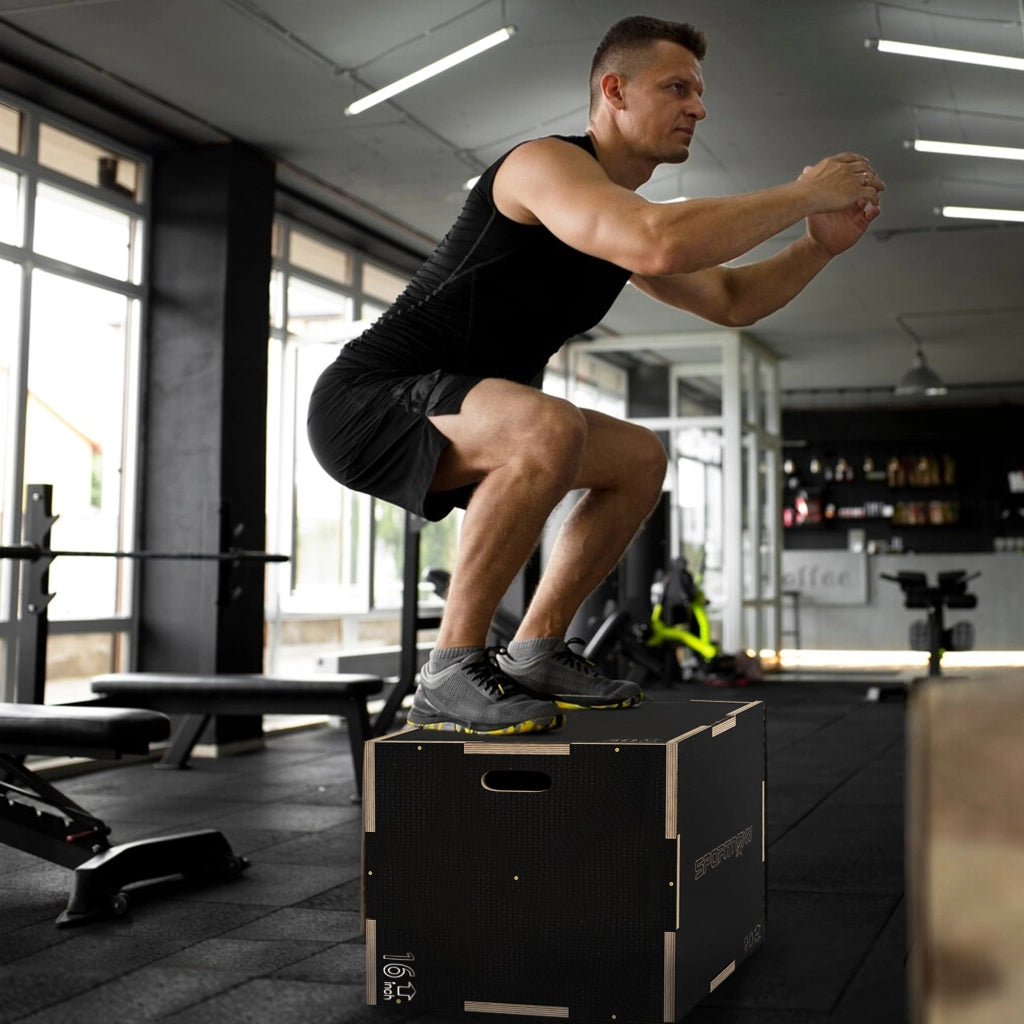 Plyo Box ¨C zephmum ¨C Nero 61x51x41 cm