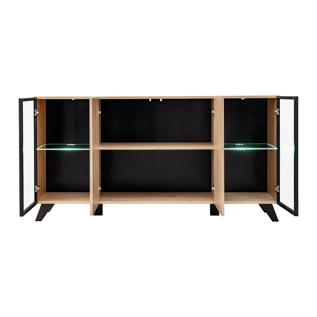 Buffet design NIELSEN – 160 cm con illuminazione LED integrata