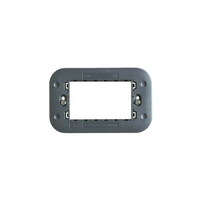 H4703 Supporto in Resina Caricata Vetro a 3 Moduli