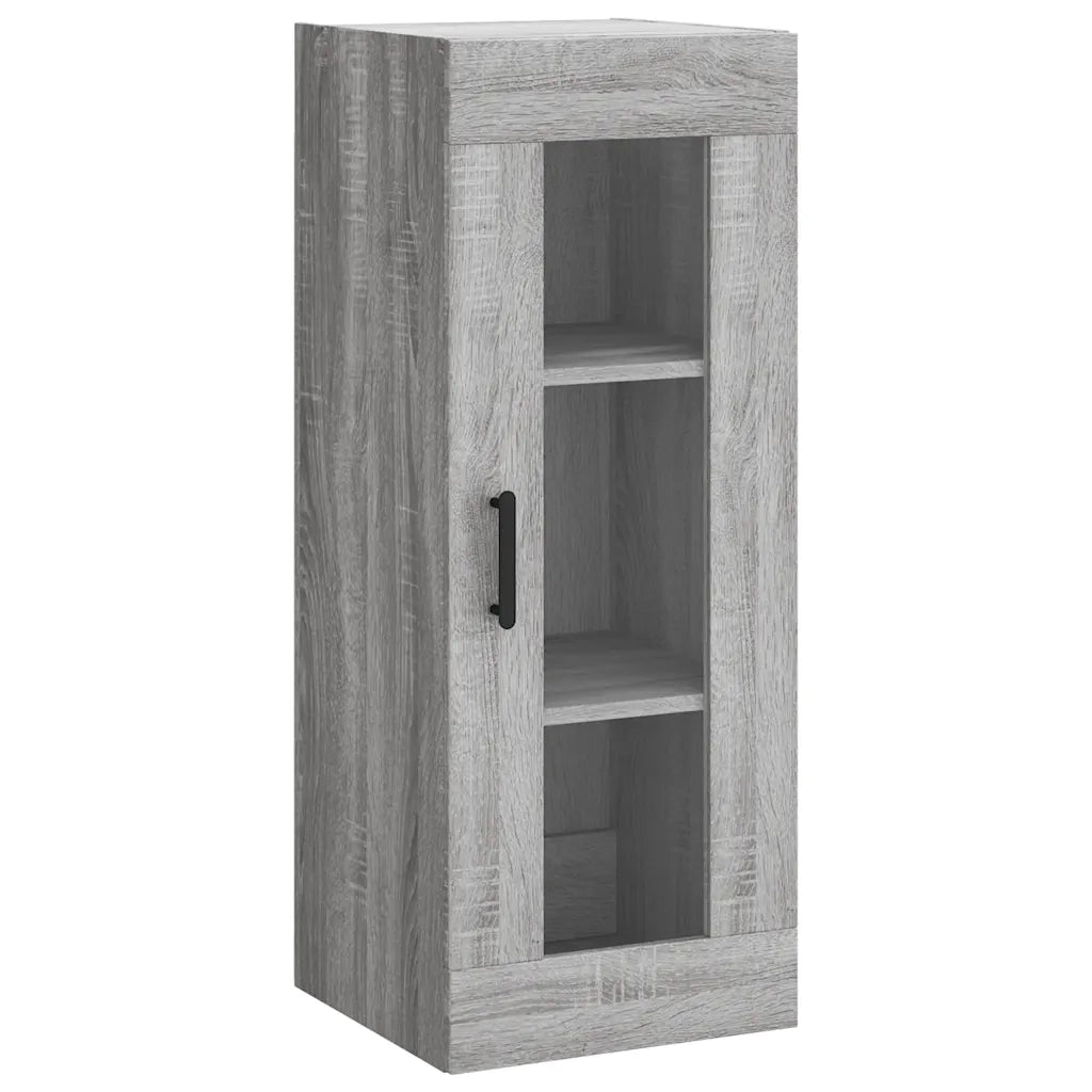 Credenza | Madia | Buffet da pranzo | Armadio da pranzo Grigio Sonoma 34,5x34x180 cm in Legno Multistrato