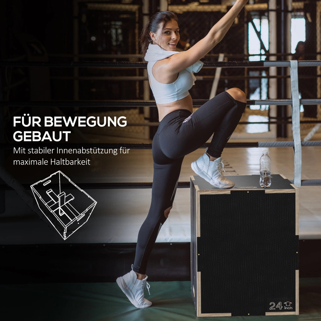 Plyo Box ¨C zephmum ¨C Nero 61x51x41 cm