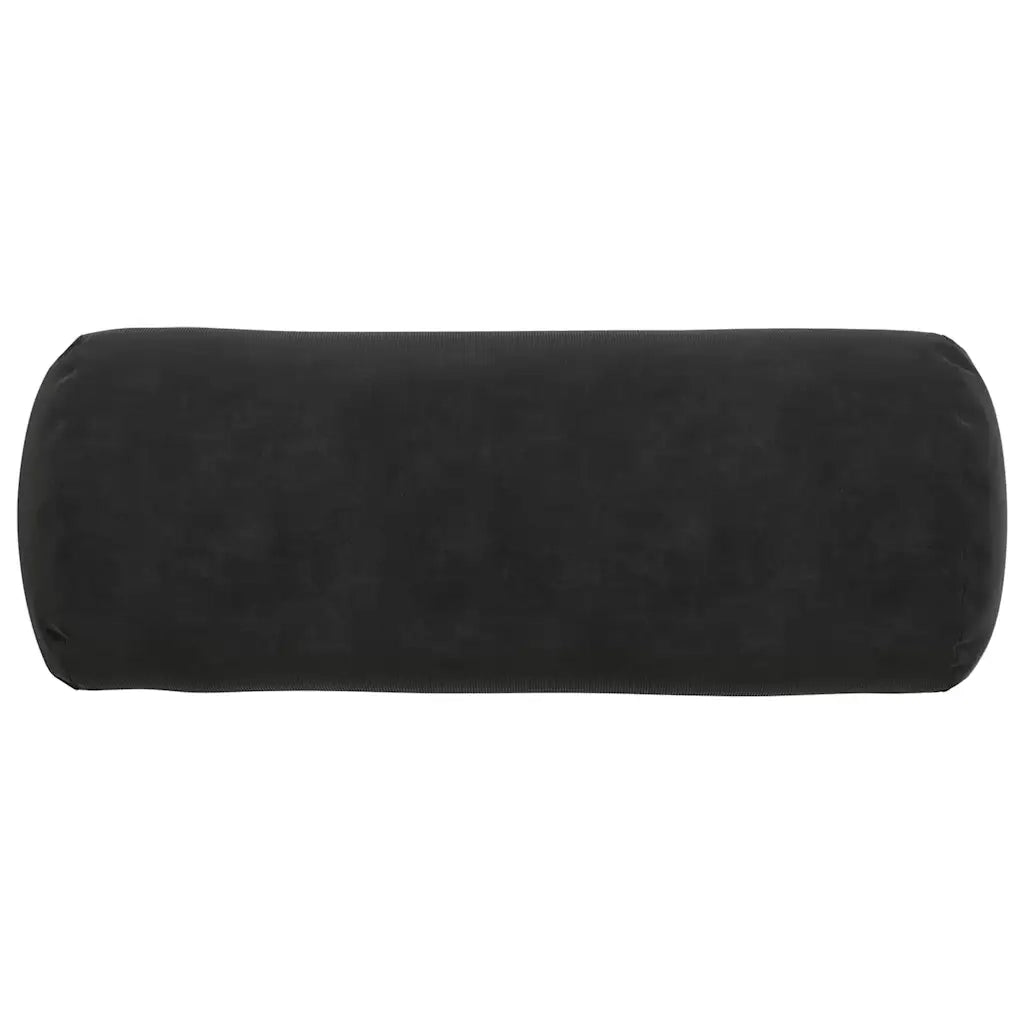 Cuscini a rullo 2 pcs Nero Ø 15 x 40 cm Tessuto in Cords 42014291