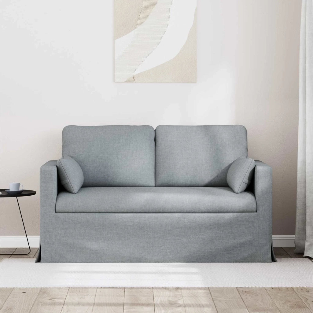 Divano Grigio chiaro 139 x 78 x 80 cm Tessuto 42024355