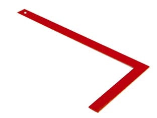 SQUADRA DA CARPENTIERE- - cm.40x20x3 - 1 pezzi ALTE