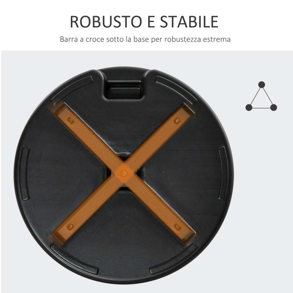 Base per Ombrellone in Plastica ¨C Minimal ¨C ?55cm, Nero