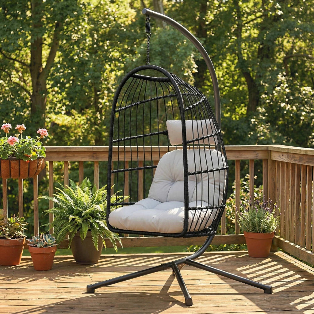 Poltrona Sospesa ¨C Zephmum ¨C Grigio 101x105x196cm
